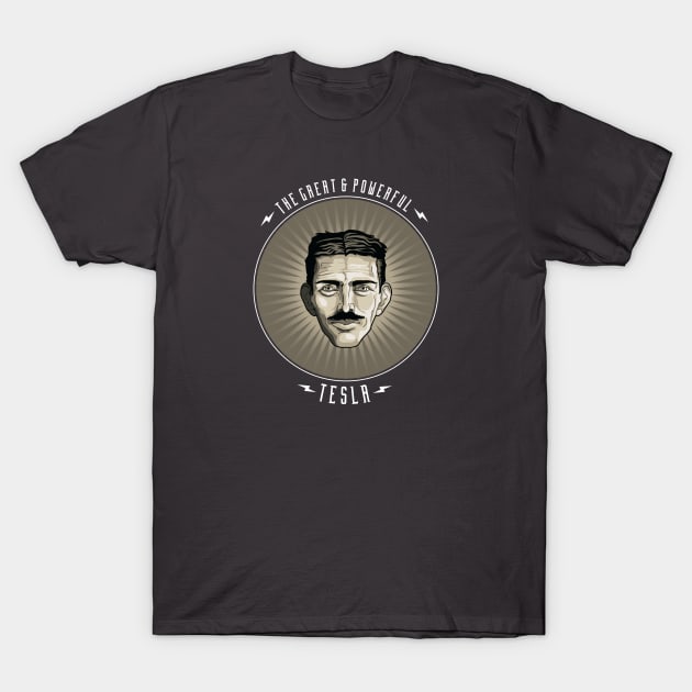 The Great & Powerful Tesla T-Shirt by DubyaTee